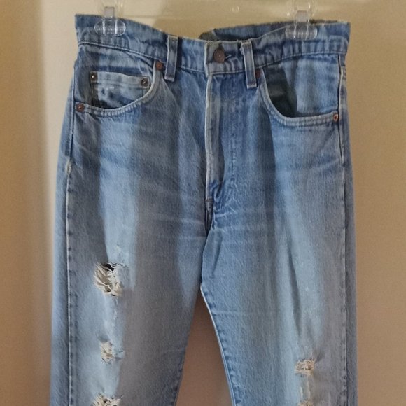Real Deal Old Levi's Straight Leg Size 32 x 32 Red Tag 70s